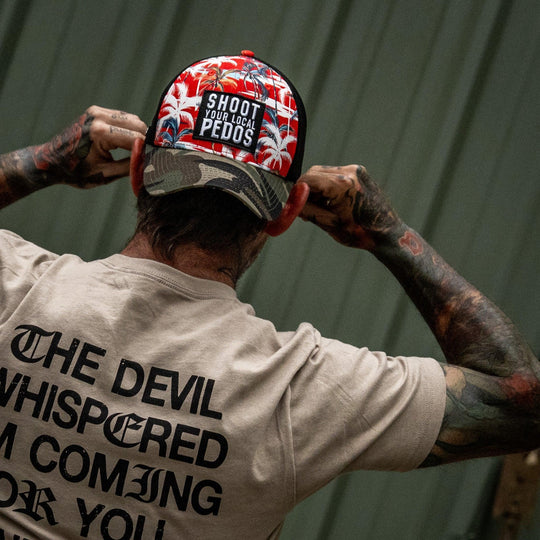 One Revolver Surfboards - Shoot Your Local Pedos Patch Original Ripstop Snapback Hat HEADWEAR