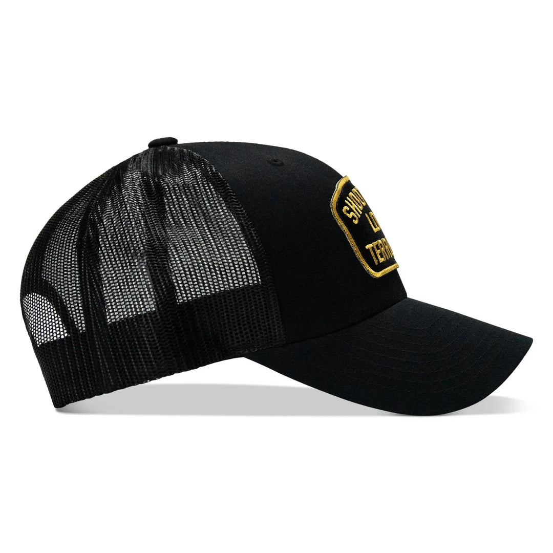 One Revolver Surfboards - Shoot Your Local Terrorists Patch Snapback Hat HEADWEAR