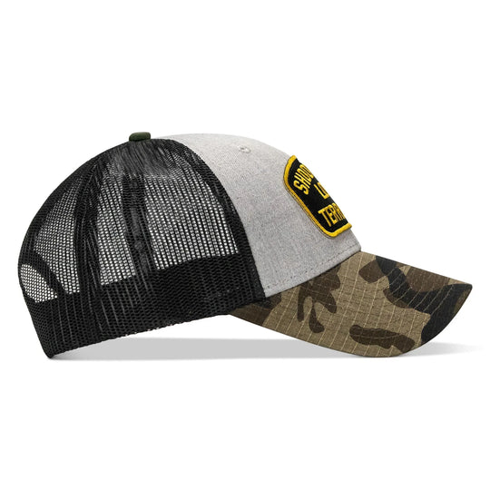 Shoot Your Local Terrorists Patch Snapback Hat - One Revolver Surfboards