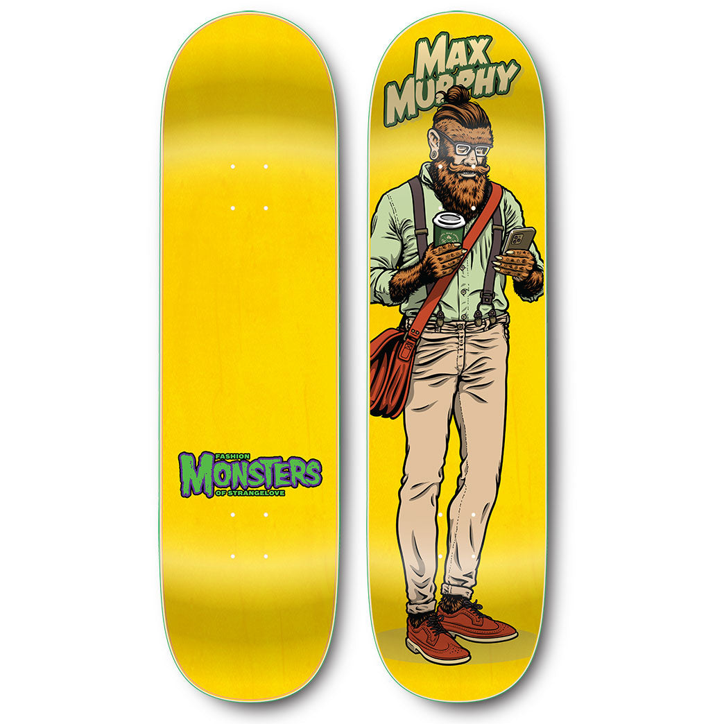Strangelove Max Murphy Wolf Man 8.5" Skateboard Deck by Sean Cliver - One Revolver Surfboards