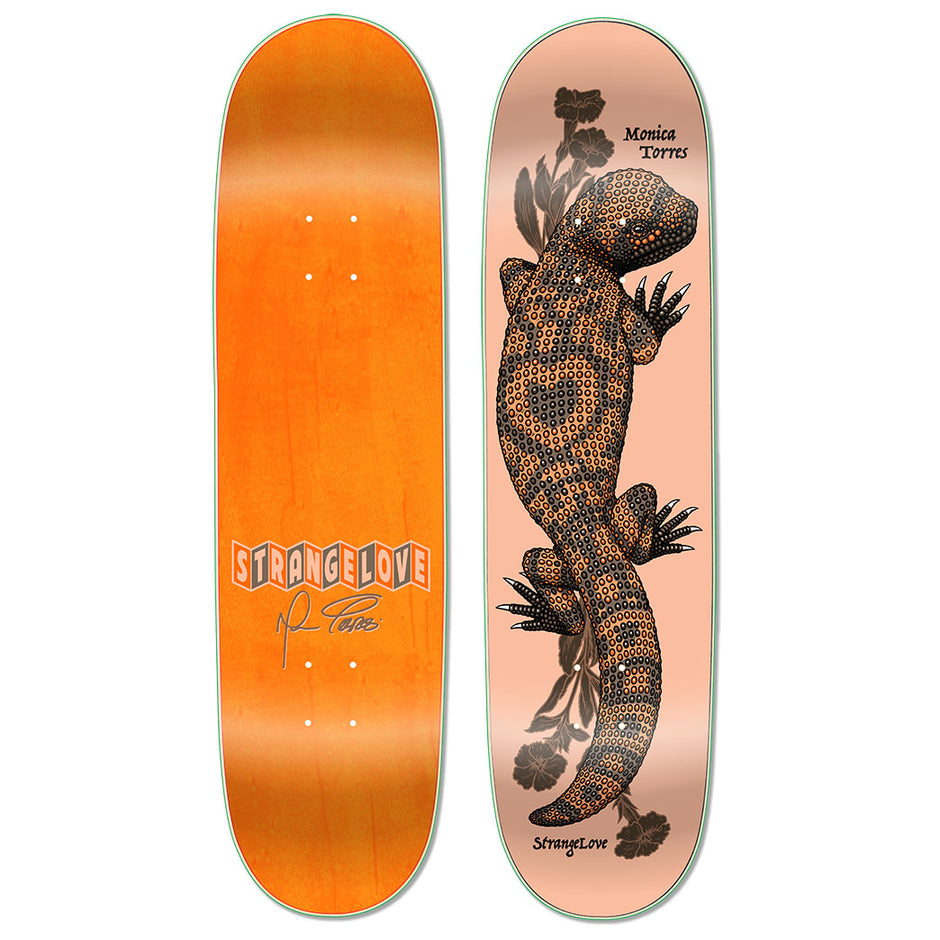 StrangeLove Monica Torres Gila 8.25" Skateboard Deck by Sean Cliver - One Revolver Surfboards