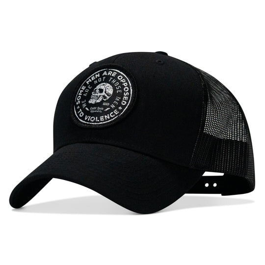 One Revolver Surfboards - Some Men Are Opposed To Violence Patch Snapback Hat HEADWEAR