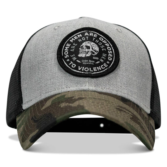 One Revolver Surfboards - Some Men Are Opposed To Violence Patch Snapback Hat HEADWEAR