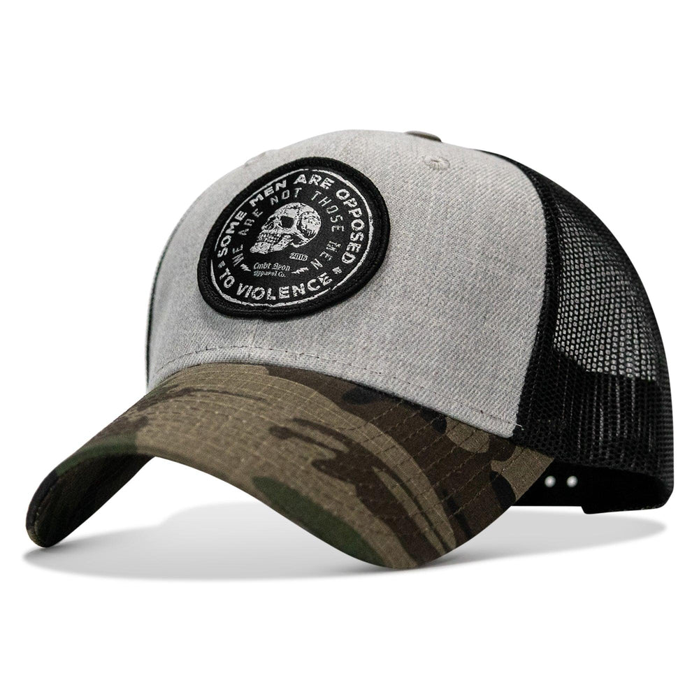 One Revolver Surfboards - Some Men Are Opposed To Violence Patch Snapback Hat HEADWEAR