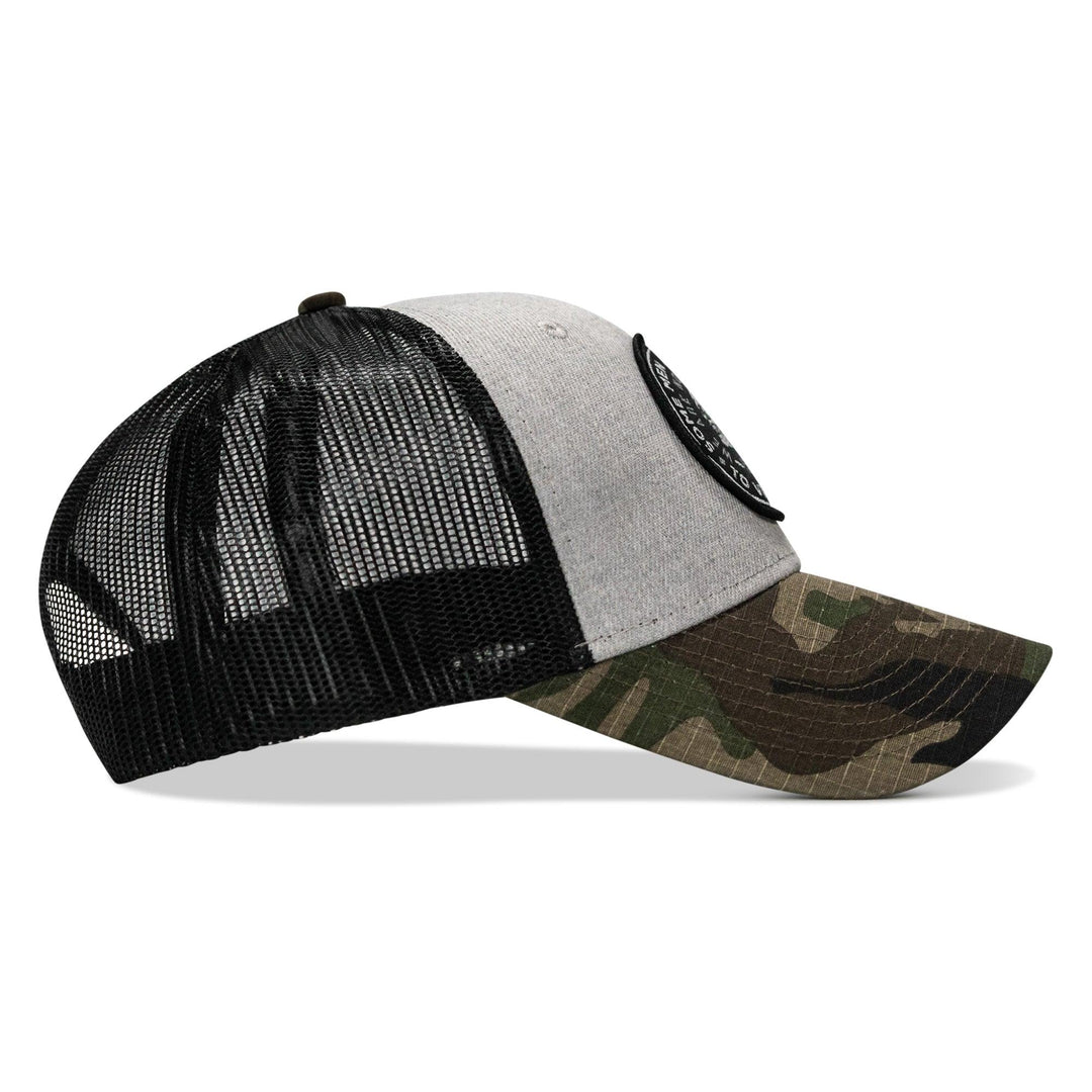 One Revolver Surfboards - Some Men Are Opposed To Violence Patch Snapback Hat HEADWEAR