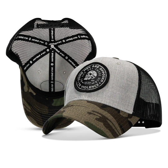 One Revolver Surfboards - Some Men Are Opposed To Violence Patch Snapback Hat HEADWEAR