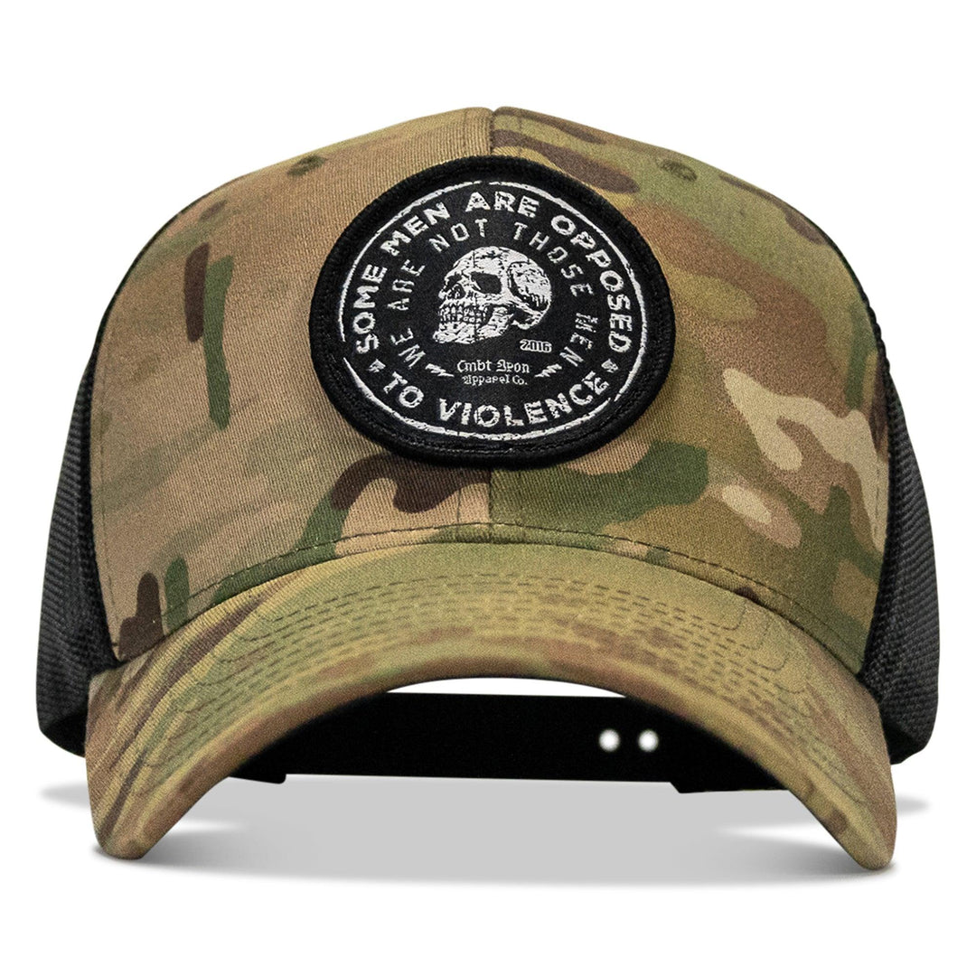 One Revolver Surfboards - Some Men Are Opposed To Violence Patch Snapback Hat HEADWEAR