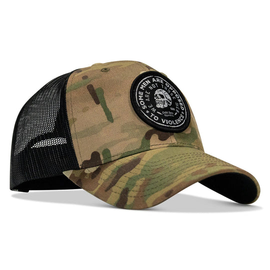 One Revolver Surfboards - Some Men Are Opposed To Violence Patch Snapback Hat HEADWEAR