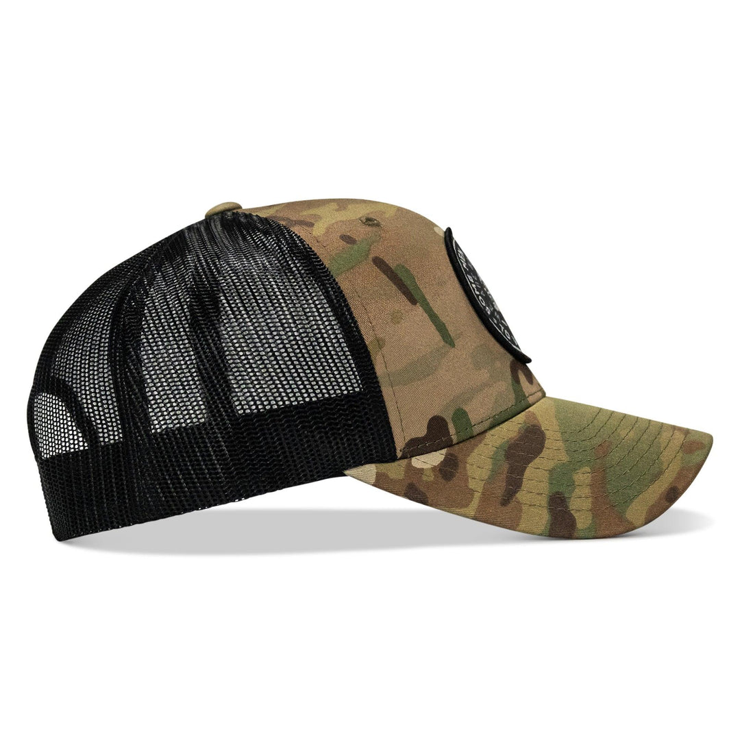 One Revolver Surfboards - Some Men Are Opposed To Violence Patch Snapback Hat HEADWEAR