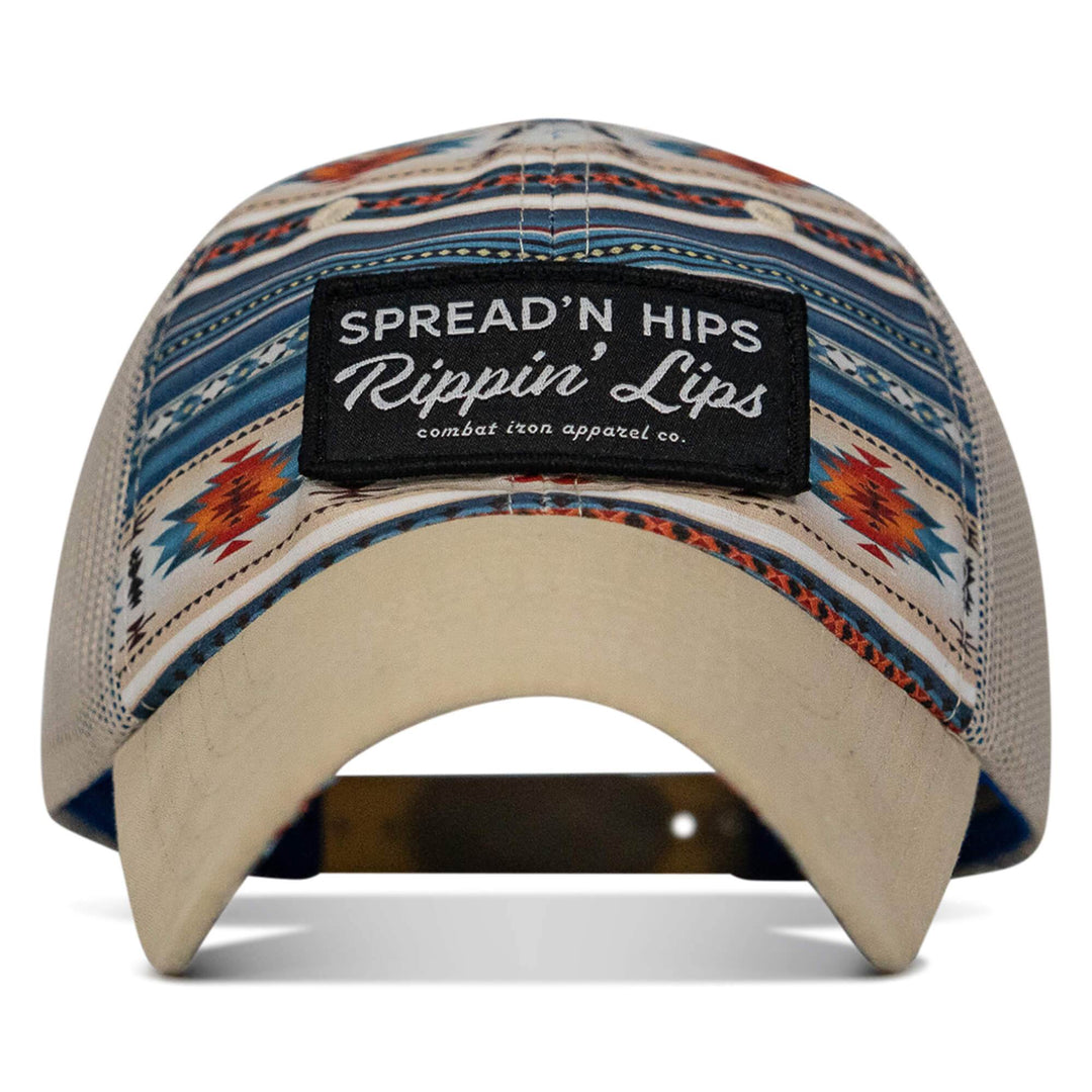 Spreadin' Hips and Rippin' Lips Patch Ripstop Snapback - HEADWEAR - One Revolver Surfboards