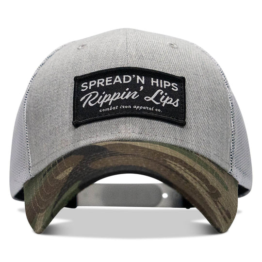 Spreadin' Hips Rippin' Lips Patch Snapback - One Revolver Surfboards