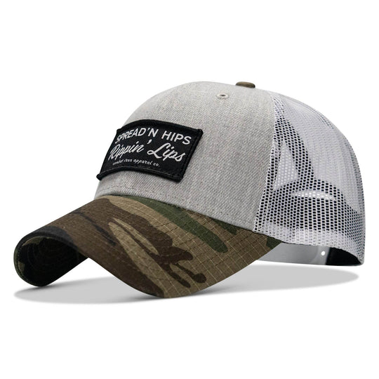 Spreadin' Hips Rippin' Lips Patch Snapback - One Revolver Surfboards