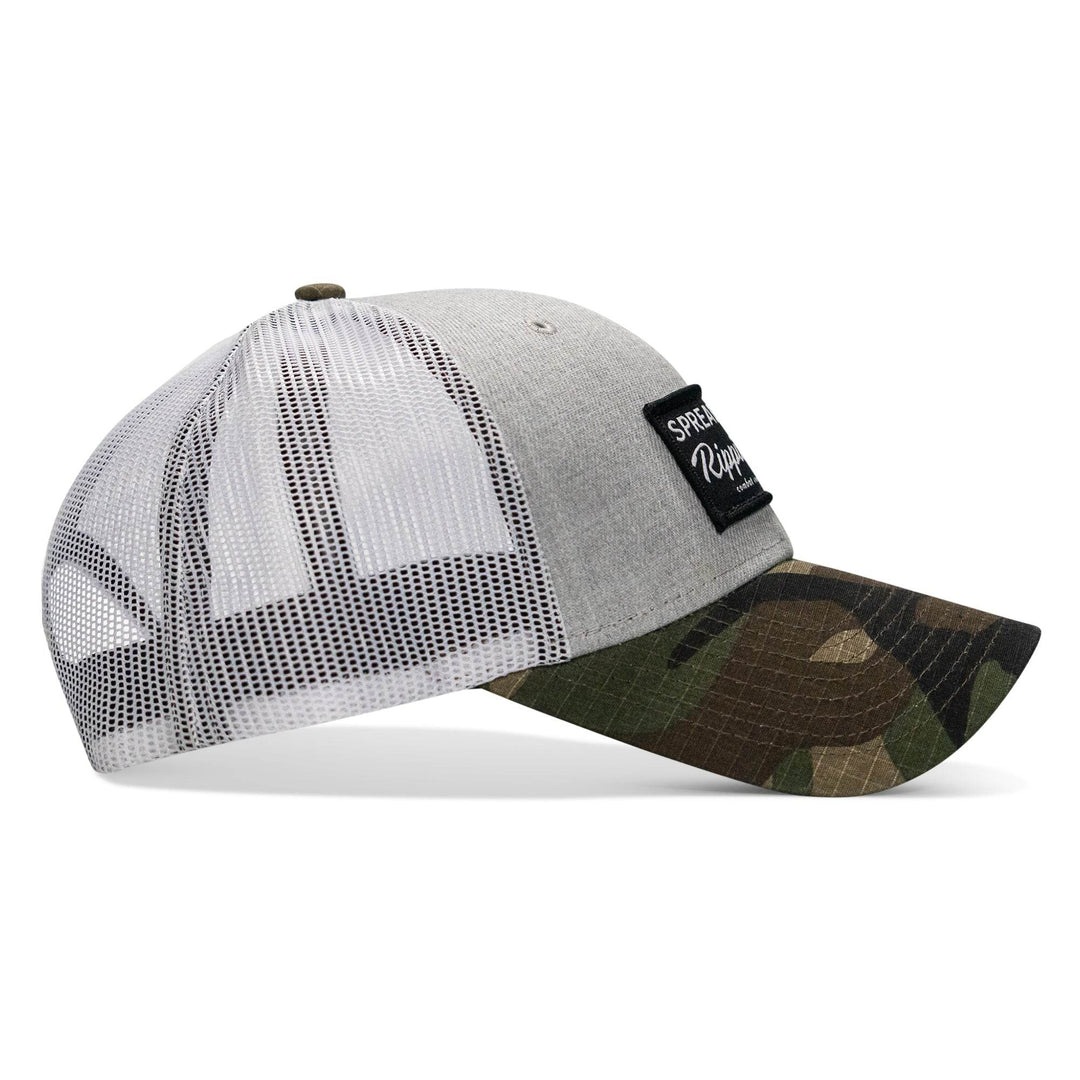 Spreadin' Hips Rippin' Lips Patch Snapback - One Revolver Surfboards