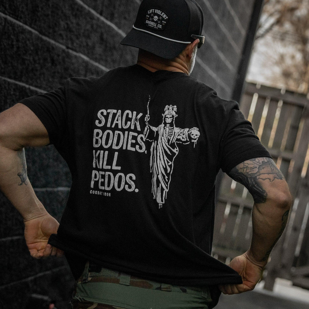 One Revolver Surfboards - Stack Bodies. Kill Pedos. Men&