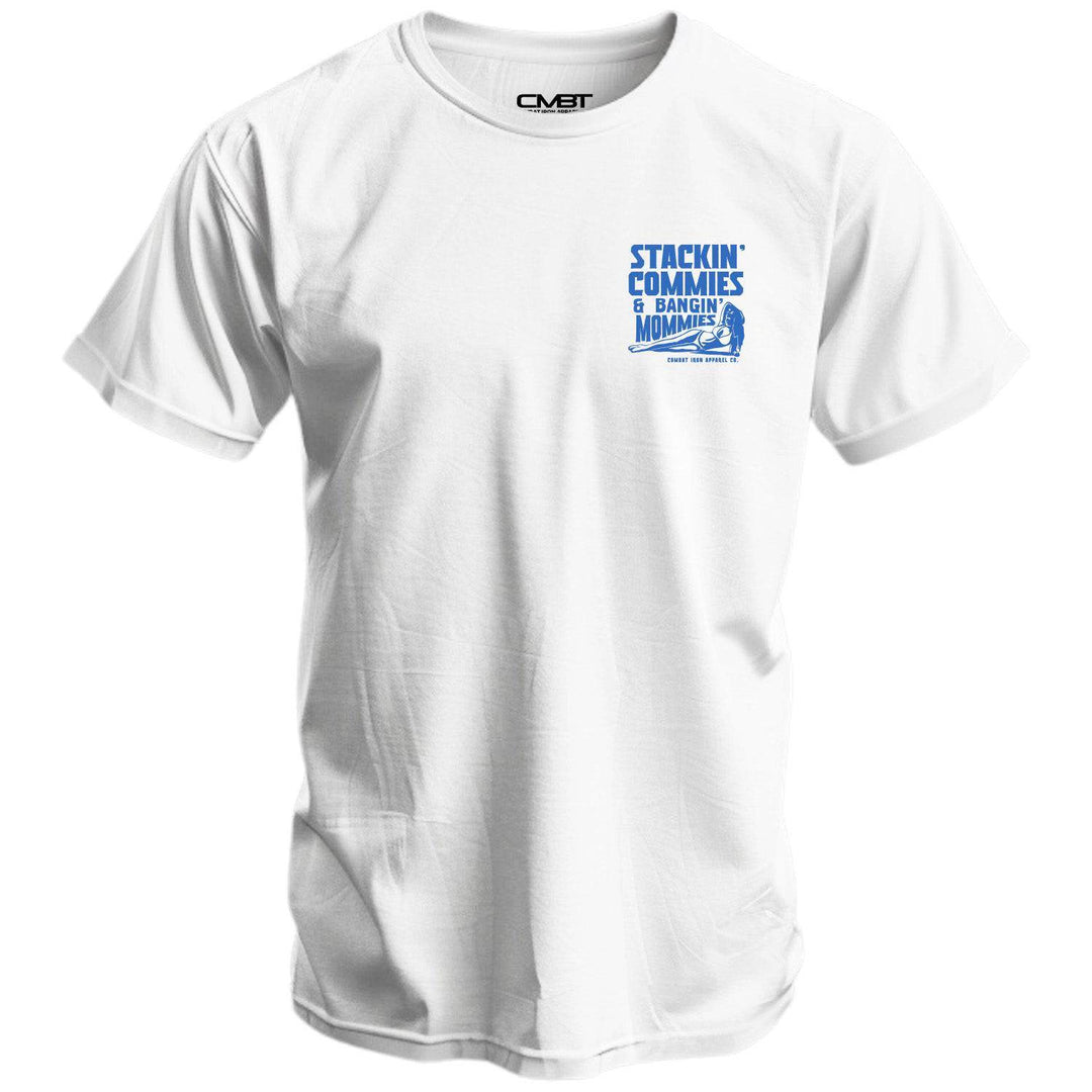Stackin' Commies & Bangin' Mommies Men's T-Shirt - One Revolver Surfboards