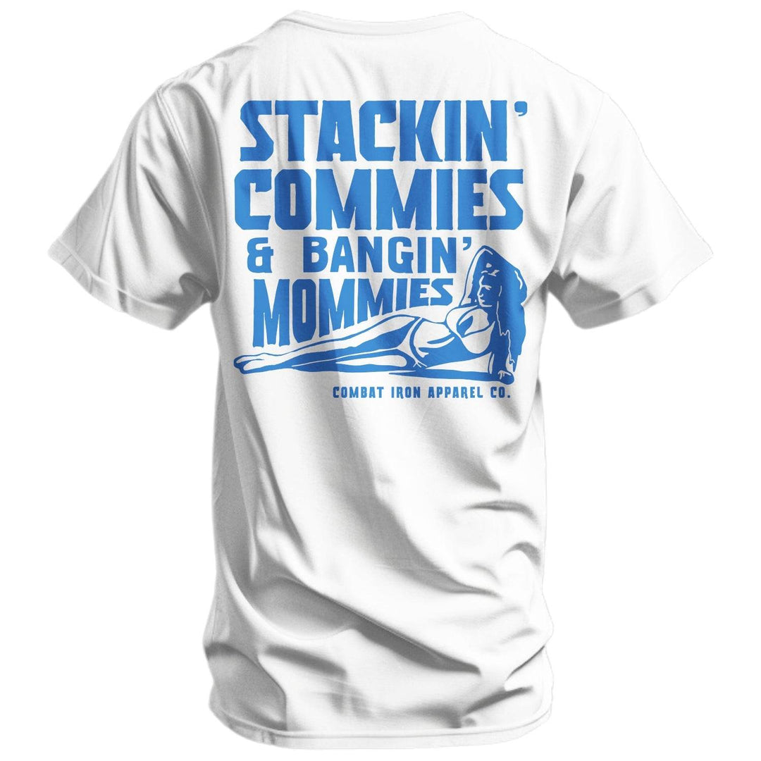 Stackin' Commies & Bangin' Mommies Men's T-Shirt - One Revolver Surfboards