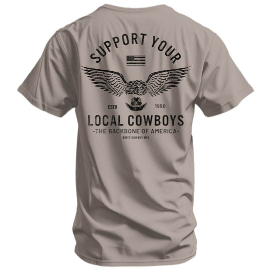 Support Your Local Cowboys Men's T-Shirt - One Revolver Surfboards