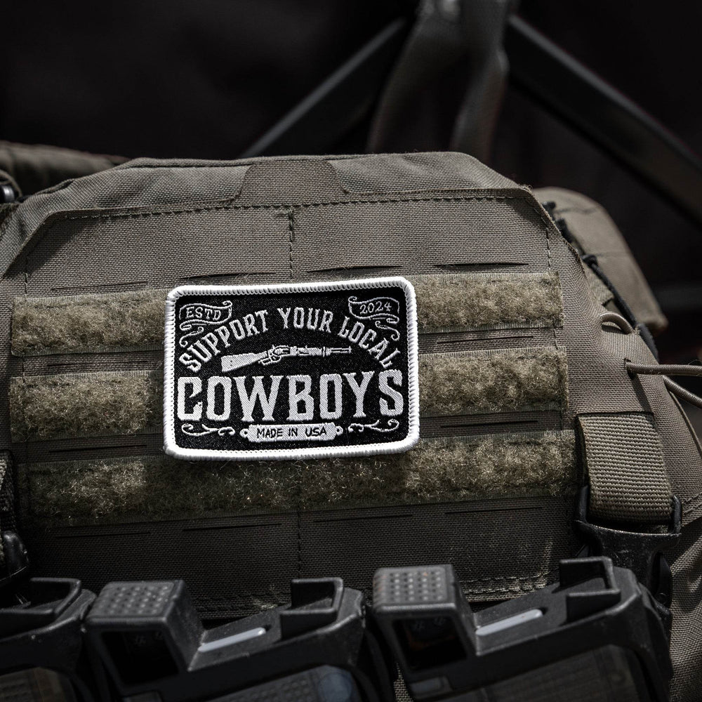 Support Your Local Cowboys Soft Velcro Patch - One Revolver Surfboards