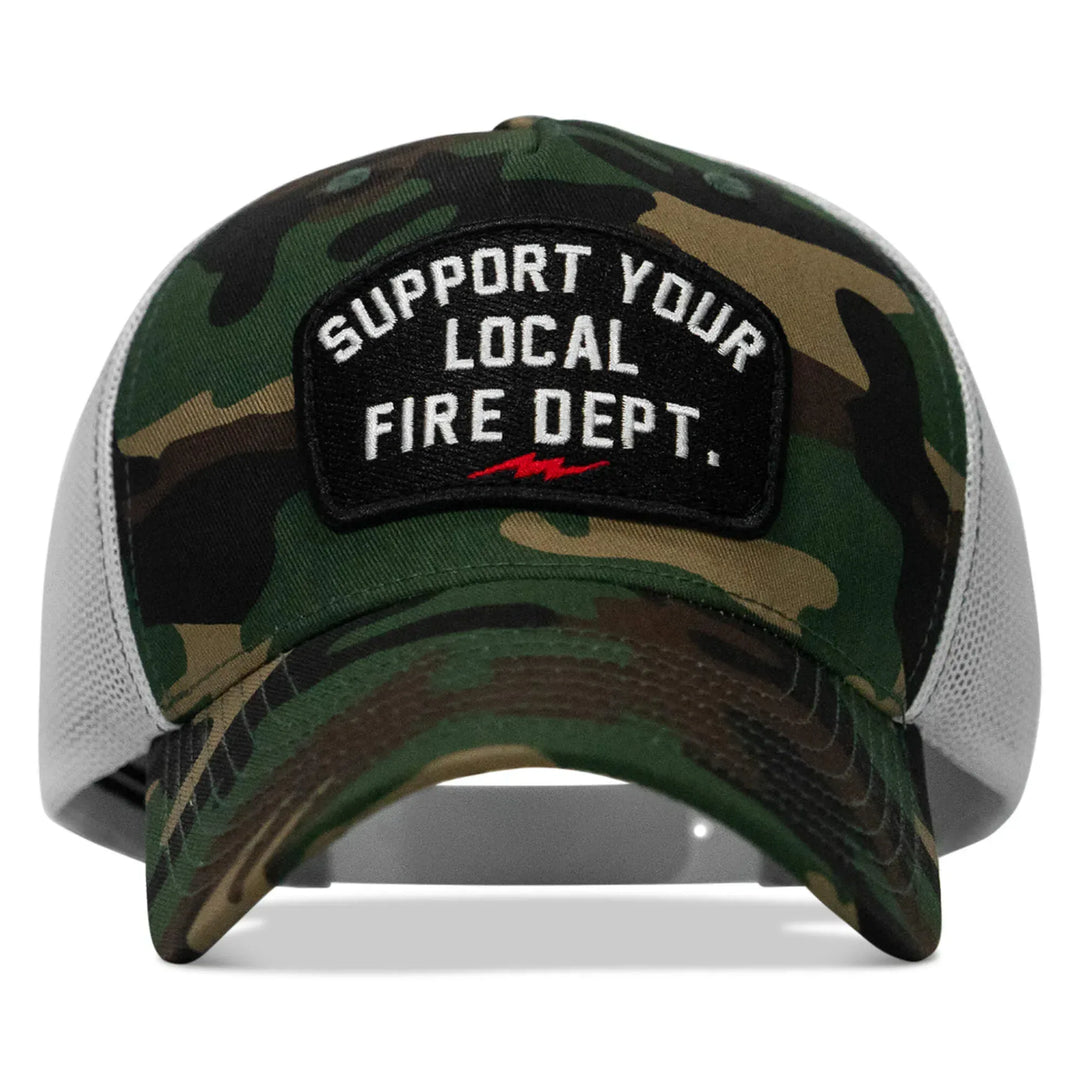 One Revolver Surfboards - Support Your Local Fire Dept. Patch Snapback Hat HEADWEAR