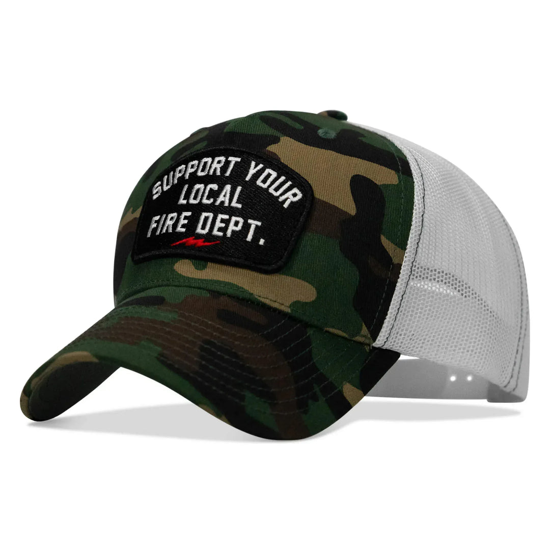 One Revolver Surfboards - Support Your Local Fire Dept. Patch Snapback Hat HEADWEAR