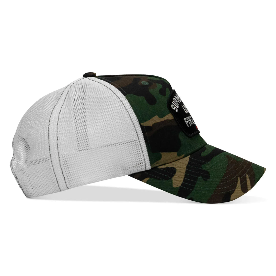One Revolver Surfboards - Support Your Local Fire Dept. Patch Snapback Hat HEADWEAR