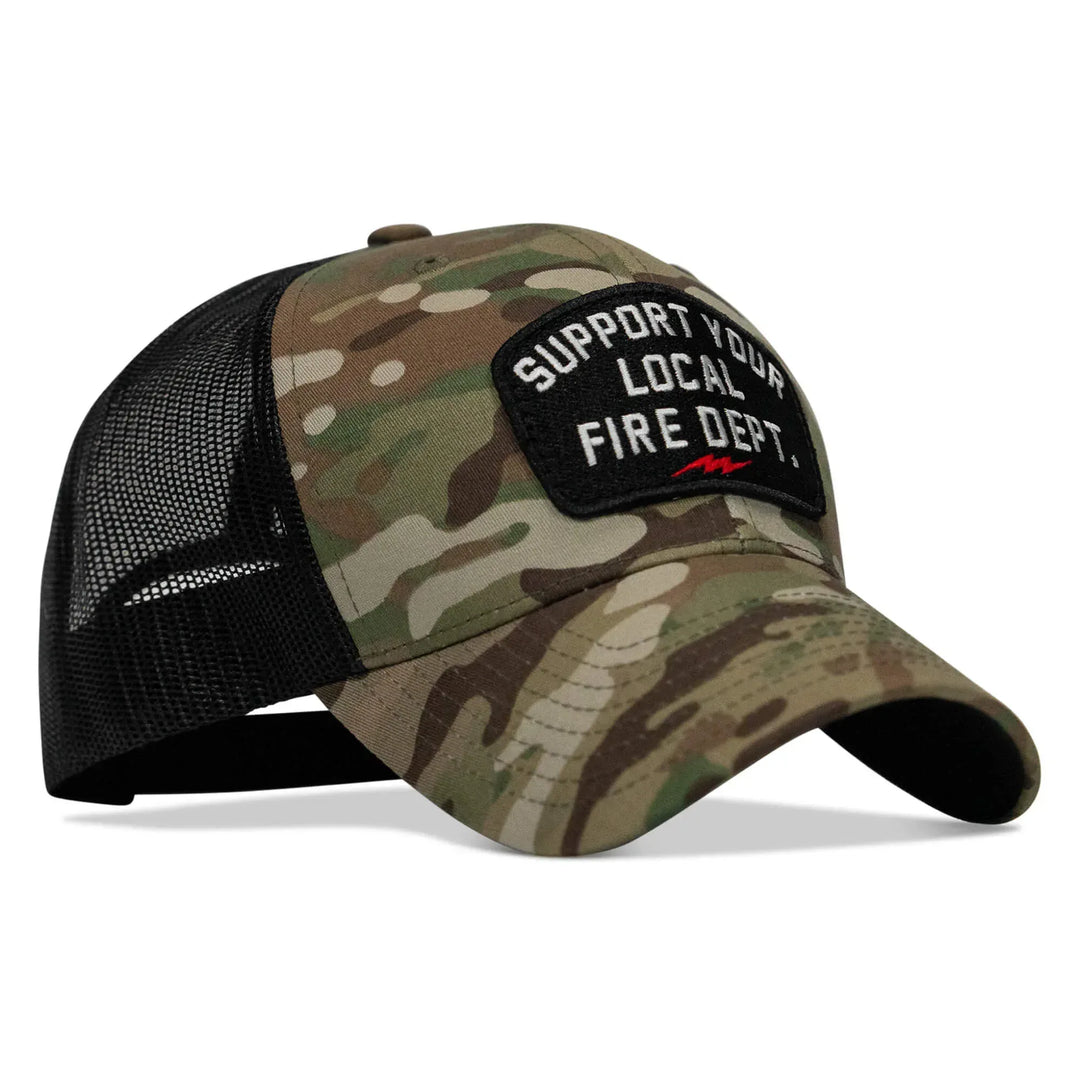 One Revolver Surfboards - Support Your Local Fire Dept. Patch Snapback Hat HEADWEAR