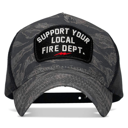One Revolver Surfboards - Support Your Local Fire Dept Patch Five Panel Breacher Snapback Hat BREACHER SNAPBACK