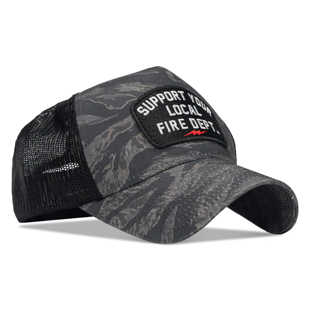 One Revolver Surfboards - Support Your Local Fire Dept Patch Five Panel Breacher Snapback Hat BREACHER SNAPBACK