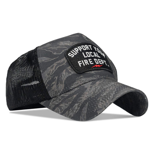 One Revolver Surfboards - Support Your Local Fire Dept Patch Five Panel Breacher Snapback Hat BREACHER SNAPBACK