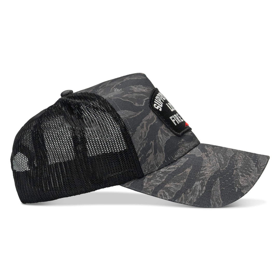 One Revolver Surfboards - Support Your Local Fire Dept Patch Five Panel Breacher Snapback Hat BREACHER SNAPBACK