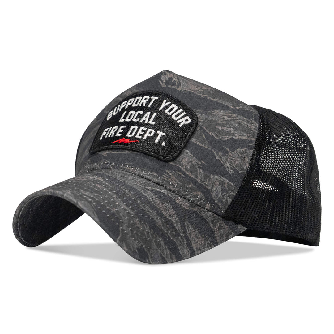 One Revolver Surfboards - Support Your Local Fire Dept Patch Five Panel Breacher Snapback Hat BREACHER SNAPBACK