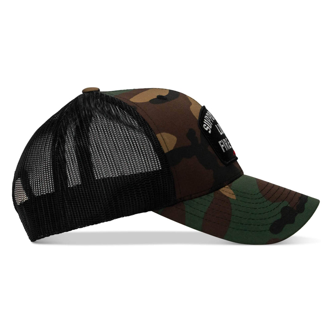 Support Your Local Fire Dept. Patch Snapback Hat - One Revolver Surfboards