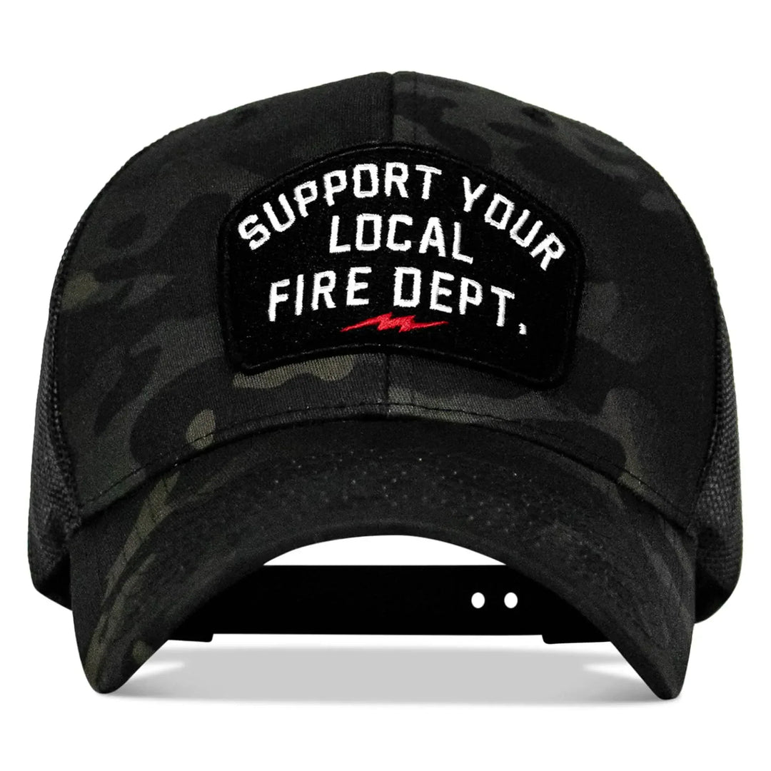 One Revolver Surfboards - Support Your Local Fire Dept. Patch Snapback Hat HEADWEAR