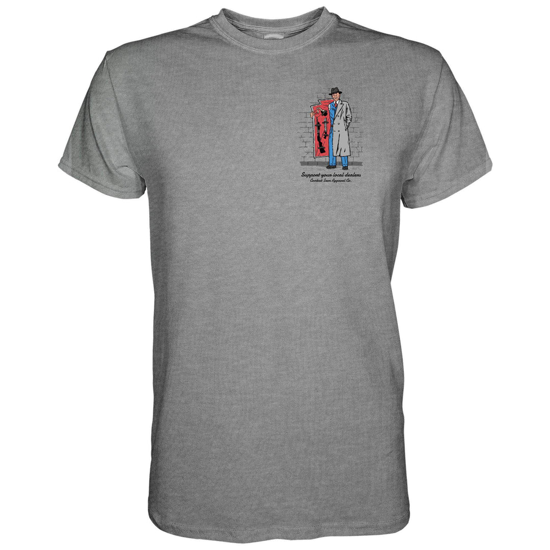 Anarchy of Goods Support your Local Dealer Men's T-Shirt - One Revolver Surfboards