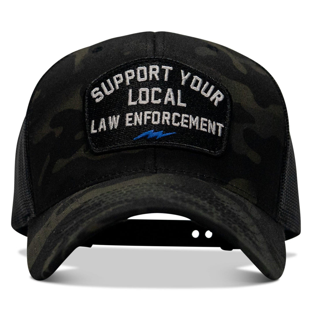 One Revolver Surfboards - Support Your Local Law Enforcement Mid-Profile Snapback Hat HEADWEAR