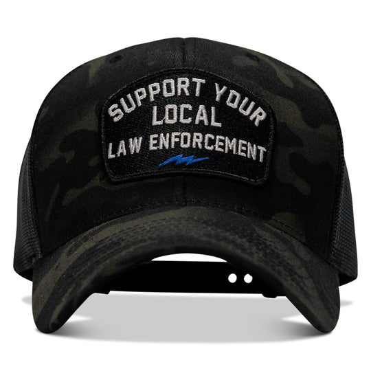 One Revolver Surfboards - Support Your Local Law Enforcement Mid-Profile Snapback Hat HEADWEAR