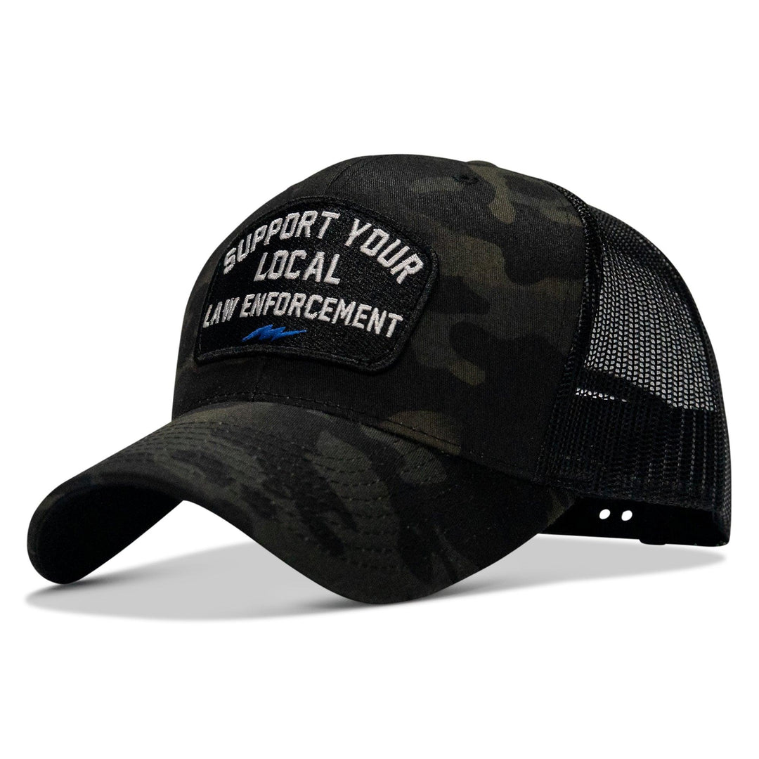 One Revolver Surfboards - Support Your Local Law Enforcement Mid-Profile Snapback Hat HEADWEAR