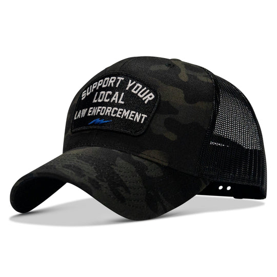 One Revolver Surfboards - Support Your Local Law Enforcement Mid-Profile Snapback Hat HEADWEAR