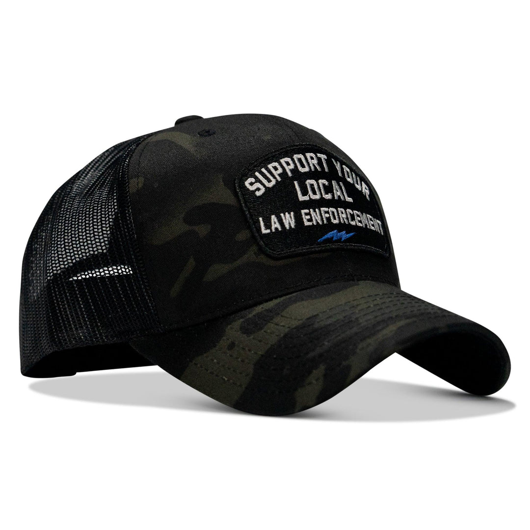 One Revolver Surfboards - Support Your Local Law Enforcement Mid-Profile Snapback Hat HEADWEAR