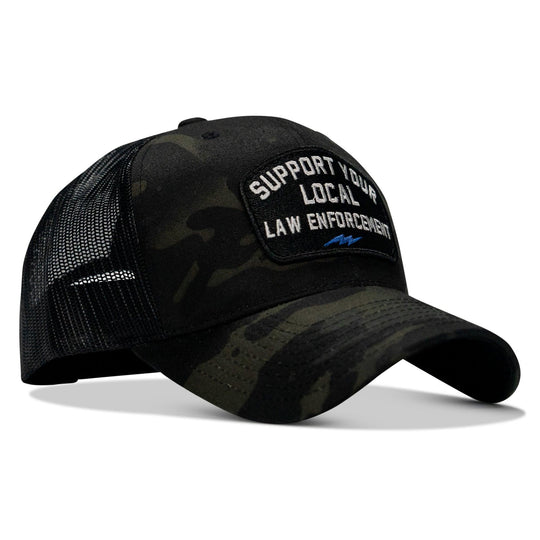 One Revolver Surfboards - Support Your Local Law Enforcement Mid-Profile Snapback Hat HEADWEAR