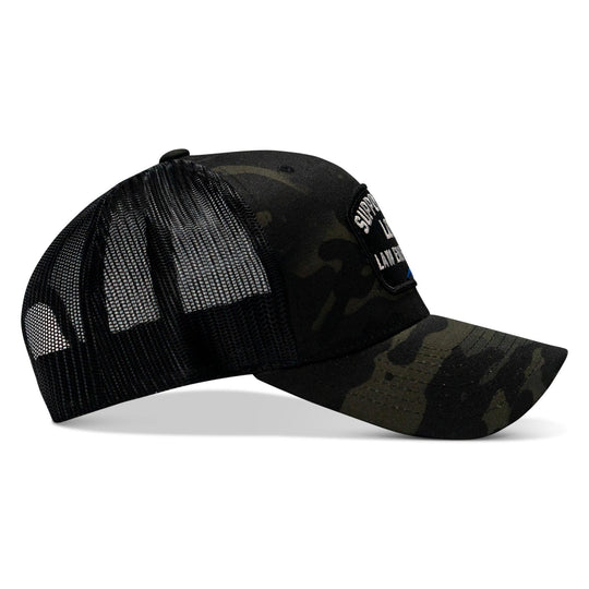 One Revolver Surfboards - Support Your Local Law Enforcement Mid-Profile Snapback Hat HEADWEAR