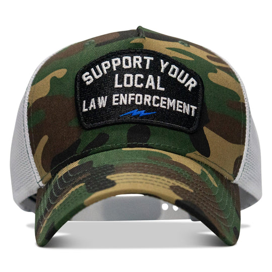 One Revolver Surfboards - Support Your Local Law Enforcement Mid-Profile Snapback Hat HEADWEAR