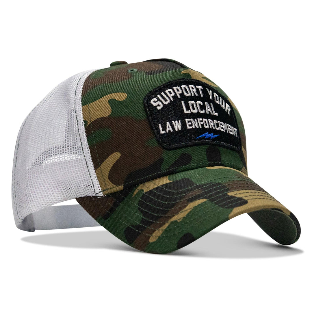 One Revolver Surfboards - Support Your Local Law Enforcement Mid-Profile Snapback Hat HEADWEAR