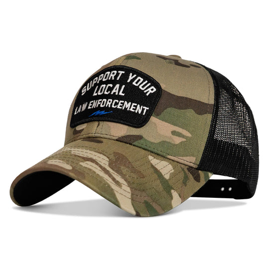 One Revolver Surfboards - Support Your Local Law Enforcement Mid-Profile Snapback Hat HEADWEAR