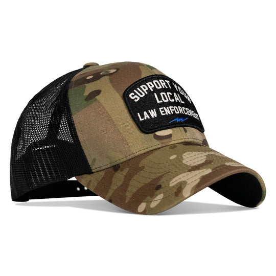 One Revolver Surfboards - Support Your Local Law Enforcement Mid-Profile Snapback Hat HEADWEAR