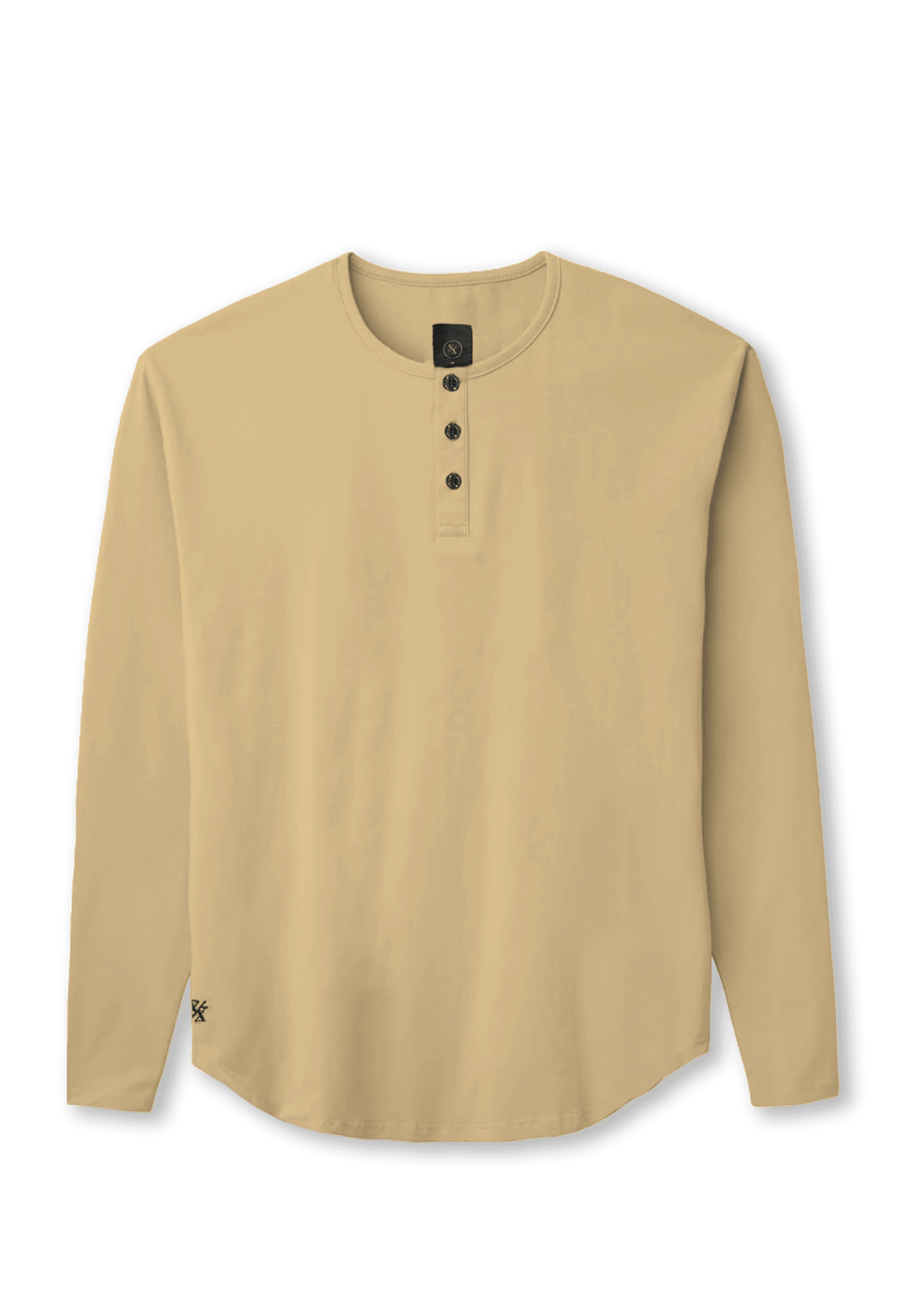 L/S Henley Curved Hem VX - One Revolver Surfboards