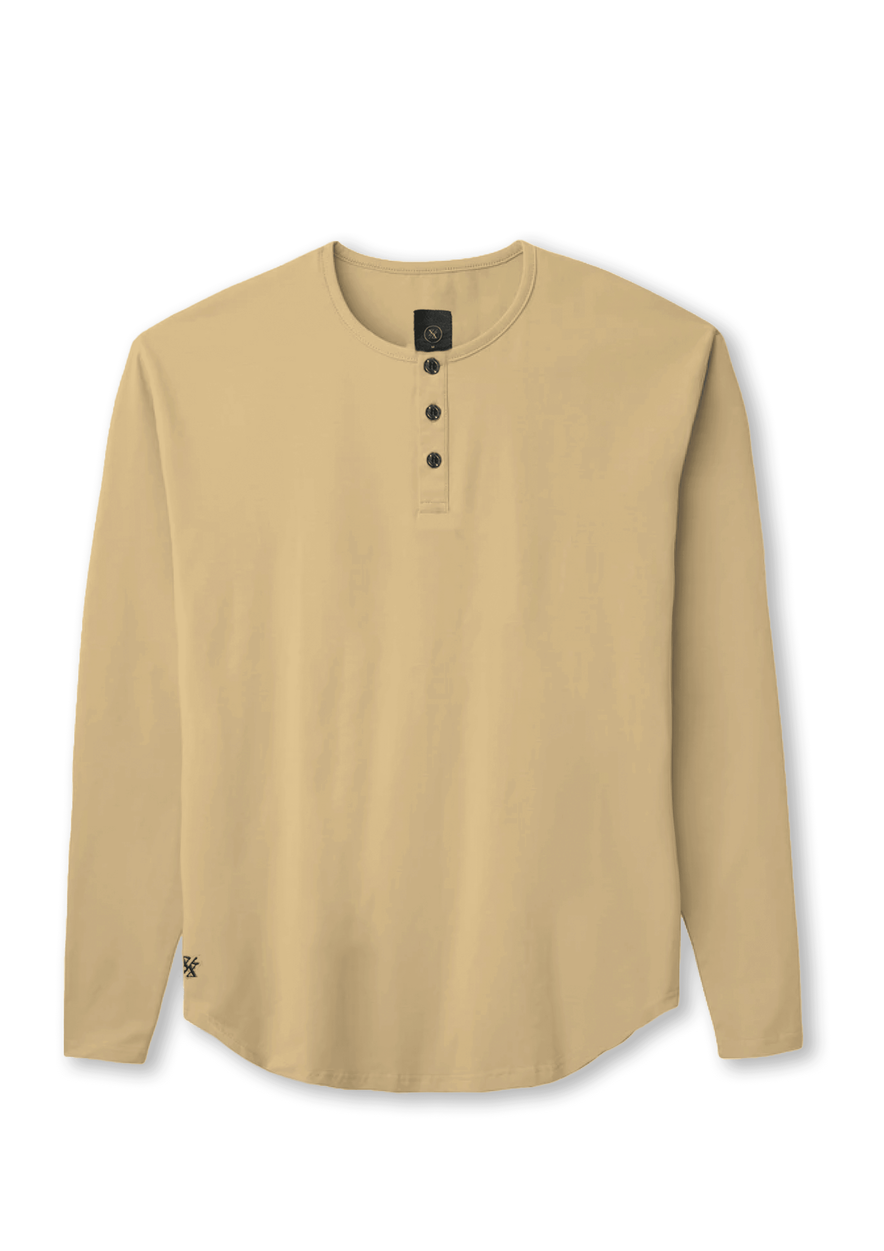 L/S Henley Curved Hem VX - One Revolver Surfboards