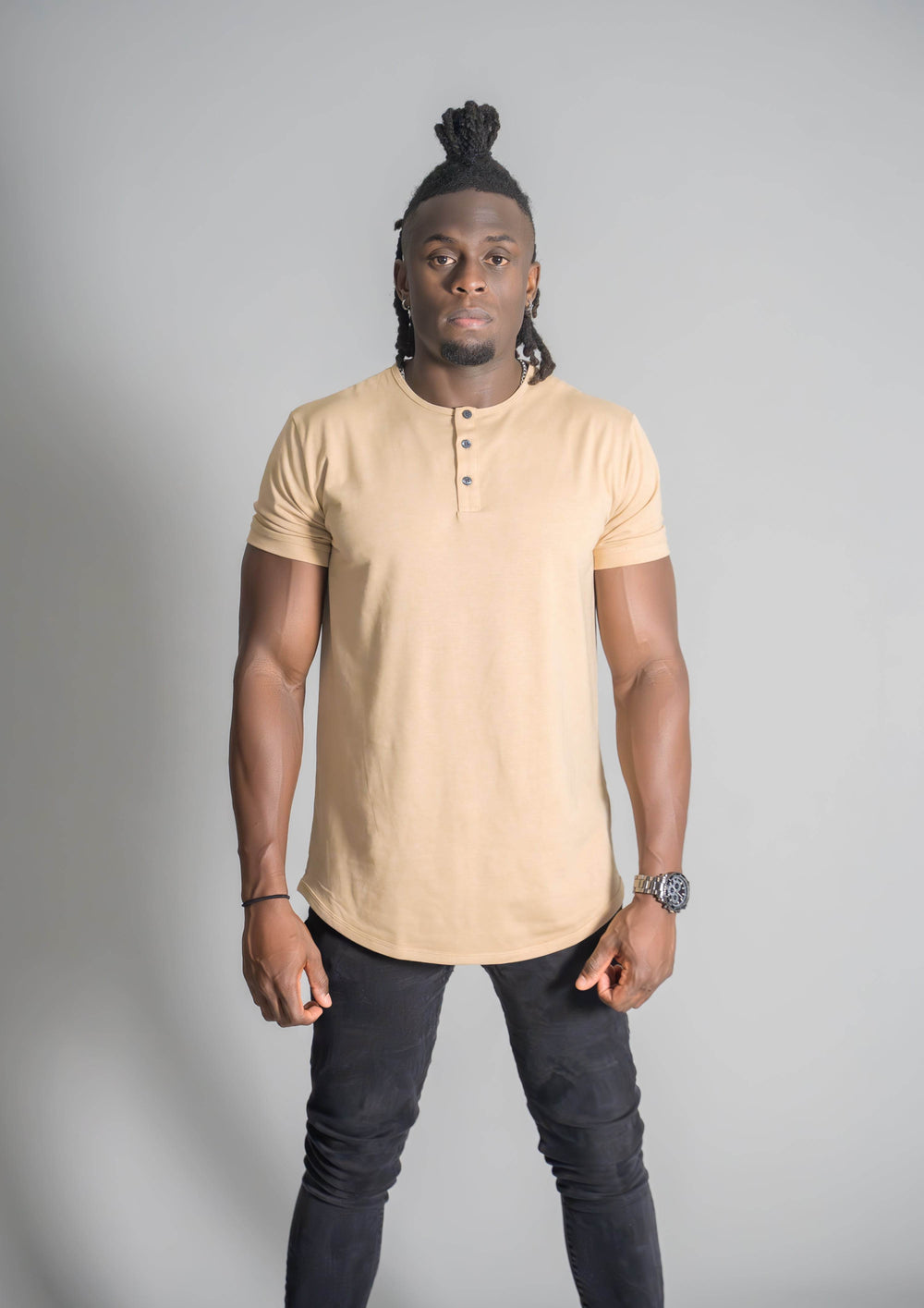 Henley Curved Hem - One Revolver Surfboards