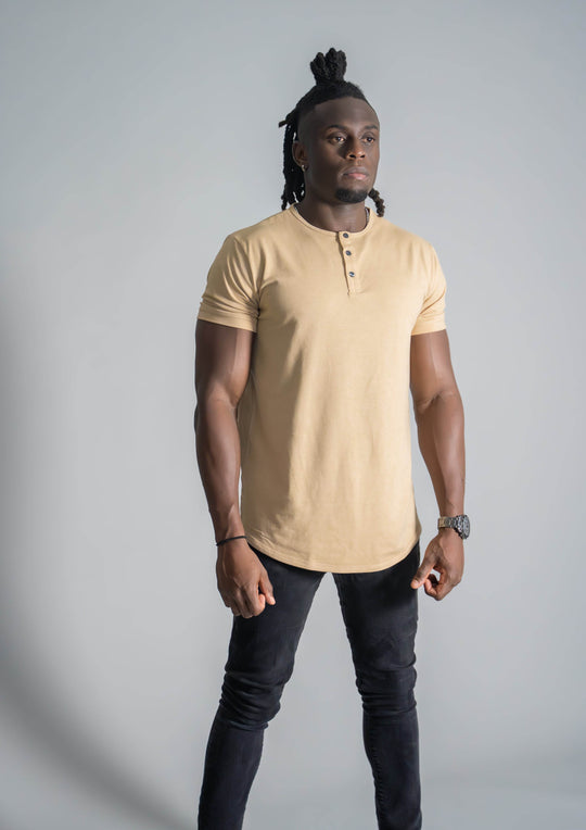 Henley Curved Hem - One Revolver Surfboards