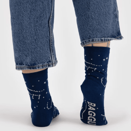 Baggu Crew Sock - Constellation Midnight - One Revolver Surfboards